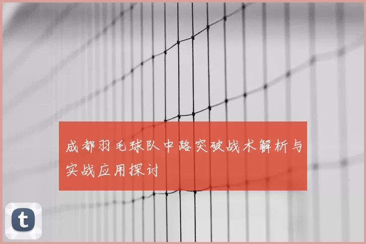 成都羽毛球队中路突破战术解析与实战应用探讨